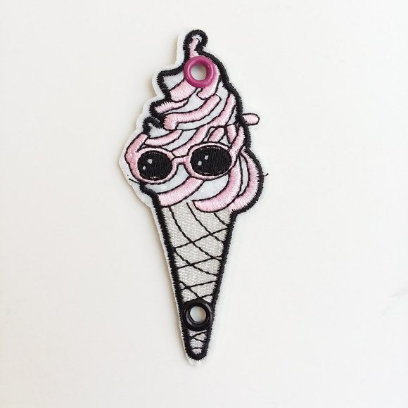 4/$20 Kawaii cartoon food Ice Cream cone roller skate patch shoelace boot charm - Picture 2 of 5